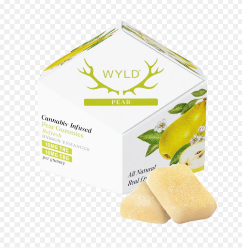 WYLD - Wyld - Pear - 1:1 THC:CBG Gummies Main Image