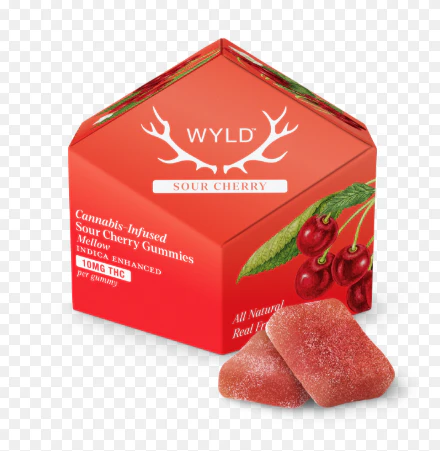 WYLD - Wyld - Sour Cherry - 100mg Gummies Main Image
