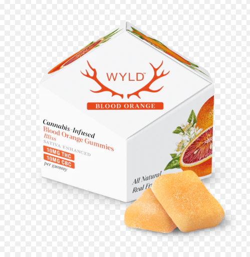 WYLD - Wyld - Blood Orange - 1:1 THC:CBC Gummies Main Image