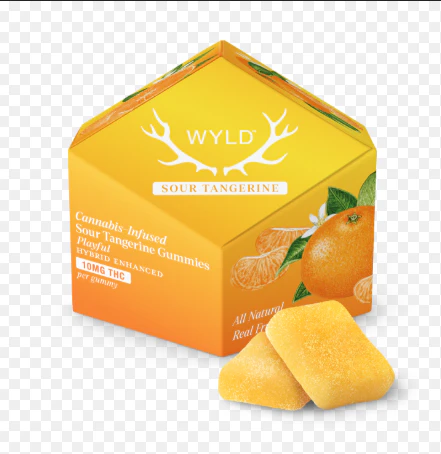 WYLD - Wyld - Sour Tangerine - 100mg Gummies Main Image