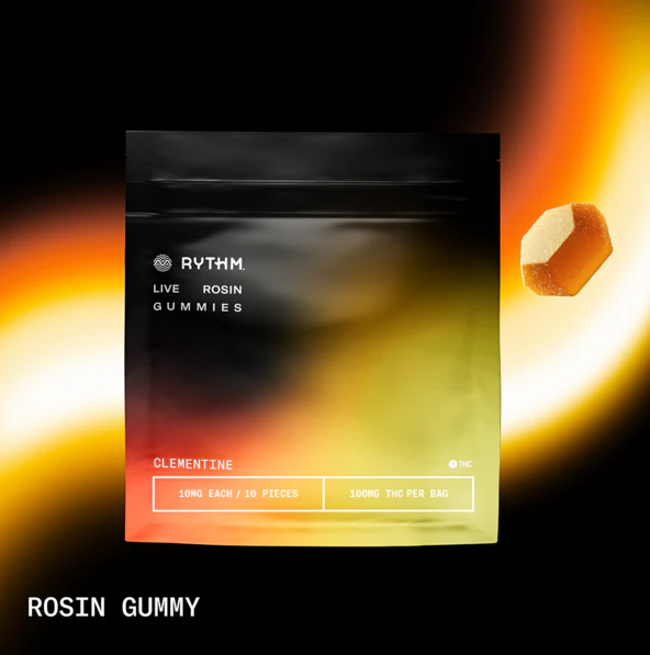 RYTHM - Rythm | Edibles | Live Rosin Infused - Clementine | 100mg 10pk Main Image
