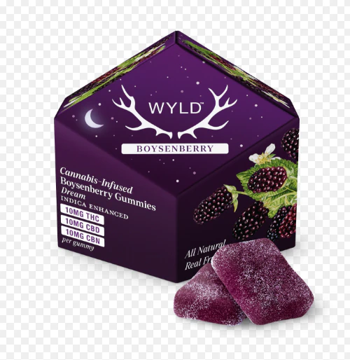WYLD - Wyld - Boysenberry - 1:1:1 THC:CBD:CBN Gummies Main Image