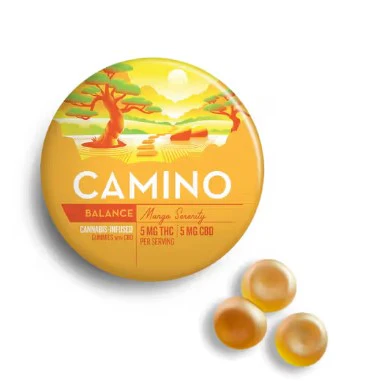 Camino - Mango Serenity THC:CBD 20pk Gummies - 100mg Main Image