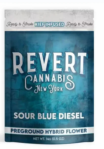 Revert - Revert - Sour Blue Diesel - Kief Infused Ground Flower - 14g Main Image