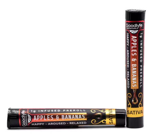 Goodlyfe Infusions - Goodlyfe - Apples & Bananas - 1g Infused Pre-Roll Main Image