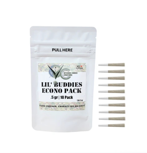 Veterans Choice Creations - Veterans Choice | Pre-roll | Lil Buddies | Ghost Runtz | 10pk | 0.5g Main Image