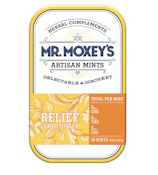Relief Lemon Ginger 1:1:1 Mints | CBD & CBG Enhanced | 20pack