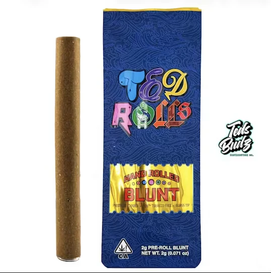 TEDS BUDZ - TEDS BUDZ Ted Roll 2g Blunt Garlic Shrimp Girl (I) Main Image
