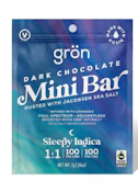Grön - Dark Chocolate Mini Bar 1:1 THC:CBN - Rosin Infused - 100mg