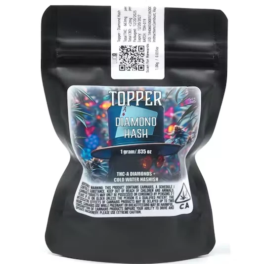 TOPPER - TOPPER: Diamond Hash 1g (H) Main Image