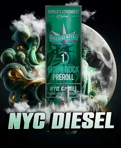 Presidential - Presidential - NYC Diesel | Moon Rock Infused Pre Roll | 1g Main Image