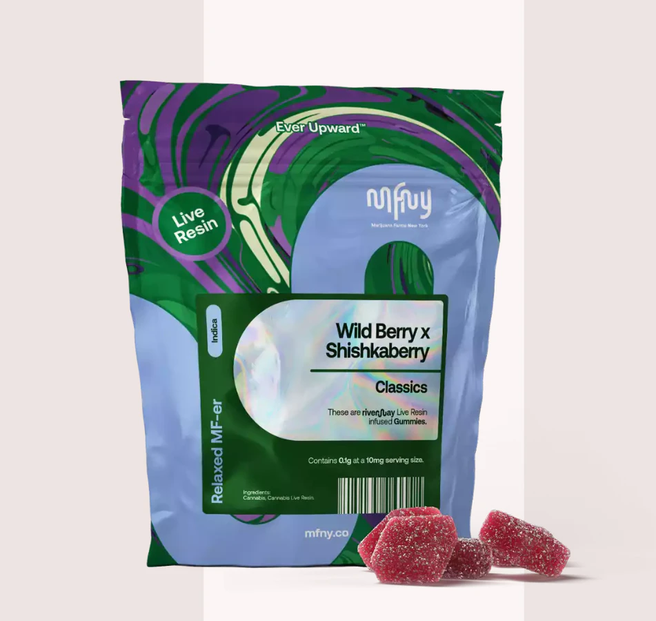 MFNY - MFNY - Wild Berry x Shishkaberry - 10pk Live Resin Gummies - 100mg Main Image
