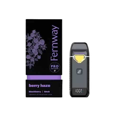Fernway - Berry Haze -Indica- 83.92% THC |  2.0g Traveler PRO Vape | Fernway        - xxx8 back