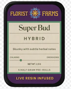 Florist Farms - Super Bud - 5-Pack Infused Prerolls