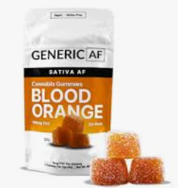 Generic AF - Generic AF | Gummy | Blood Orange | 100mg 20pk Main Image