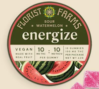 Florist Farms - Sour Watermelon - 1:1 THC:THCv Gummies