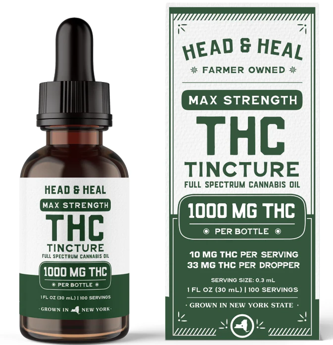 Head & Heal - Head & Heal - Max Strength - 1000mg THC Tincture Main Image