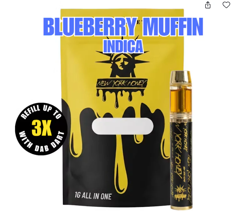 Veterans Choice Creations - NEW YORK HONEY | 1G | ALL-IN-ONE | BLUEBERRY MUFFIN Main Image