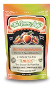 The Green Lady - Spicy Peach Margarita ( Energy) - Gummy - 10 x 10mg THC + 5mg THCV
