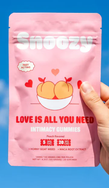 SNOOZY - Snoozy | Love is All You Need - Intimacy Gummies | Peach | 20ct Main Image
