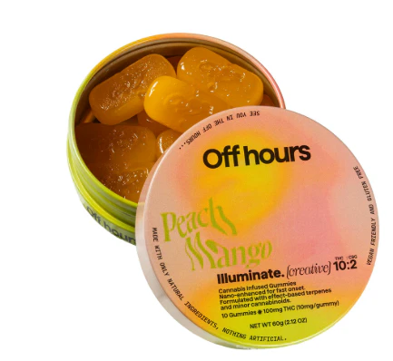 Off Hours - Off Hours | Peach Mango - Illuminate | 100mg Gummies Main Image