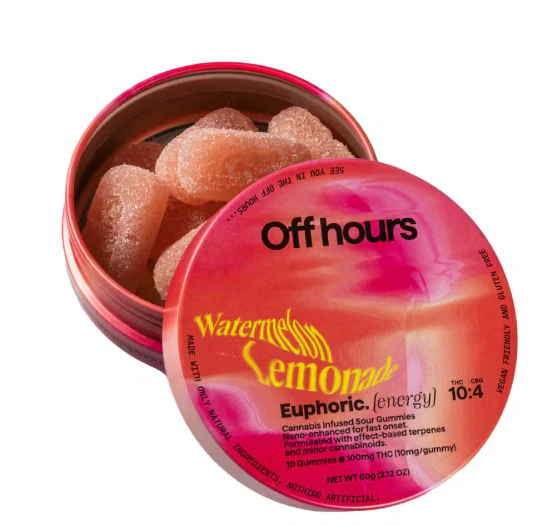 Off Hours - Off Hours | Watermelon Lemonade | Euphoric (Energy) | Gummies | 10 Pack Main Image