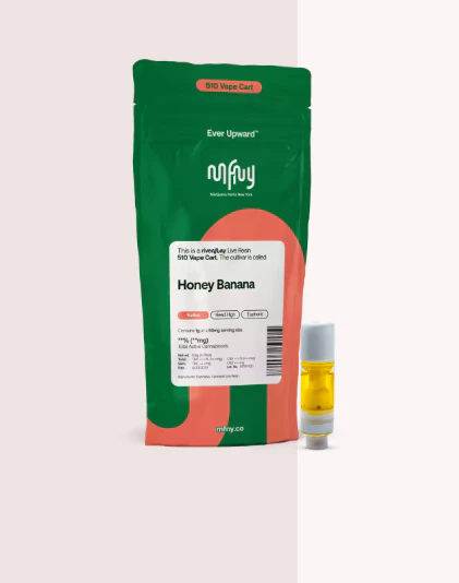 MFNY - HONEY BANANA LIVE RESIN VAPE CART - MFNY - 1g Main Image