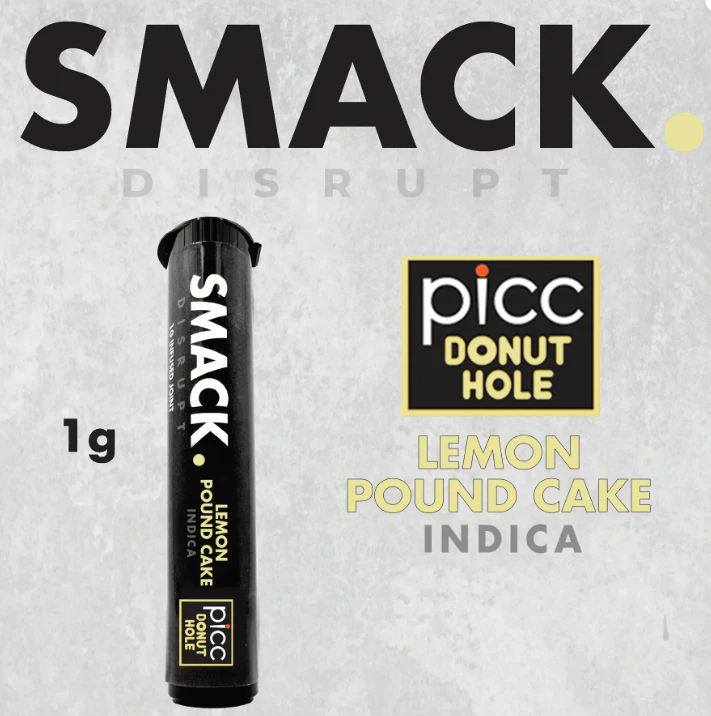 PICC - PICC | Pre-roll | Infused Pre-Rolls | Smack - Infused - Lemon Pound Cake | 1g Main Image