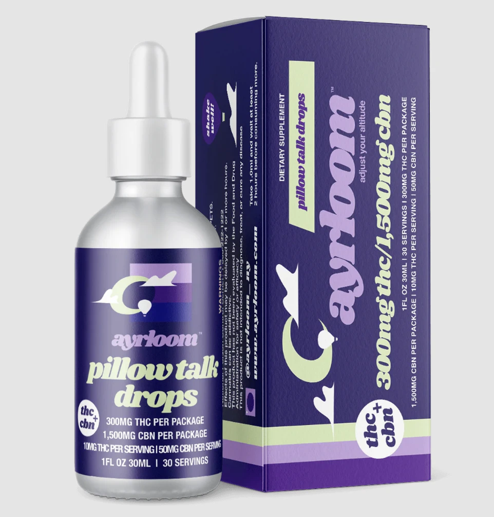 ayrloom - Ayrloom | Pillow Talk (300THC:1500CBN) | Tincture | 300mg Main Image