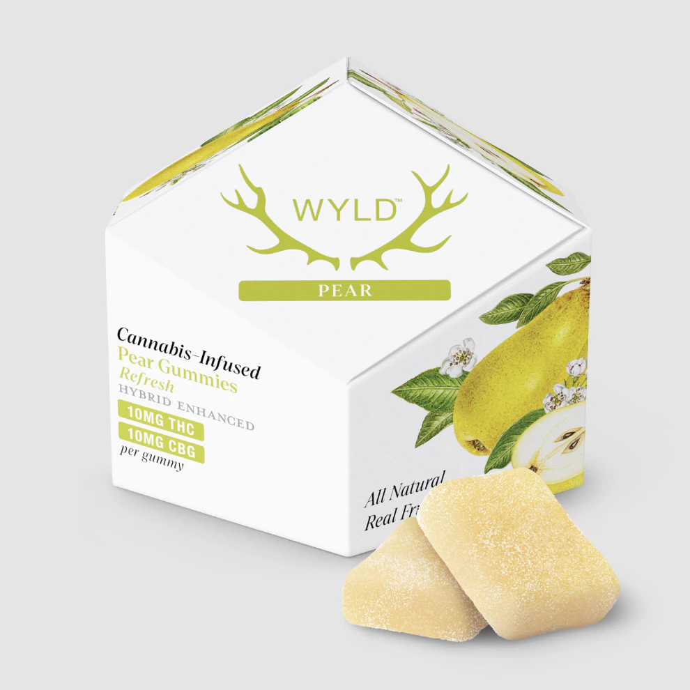 WYLD - WYLD | Pear 1:1 THC:CBG | Gummies | 100mg Main Image