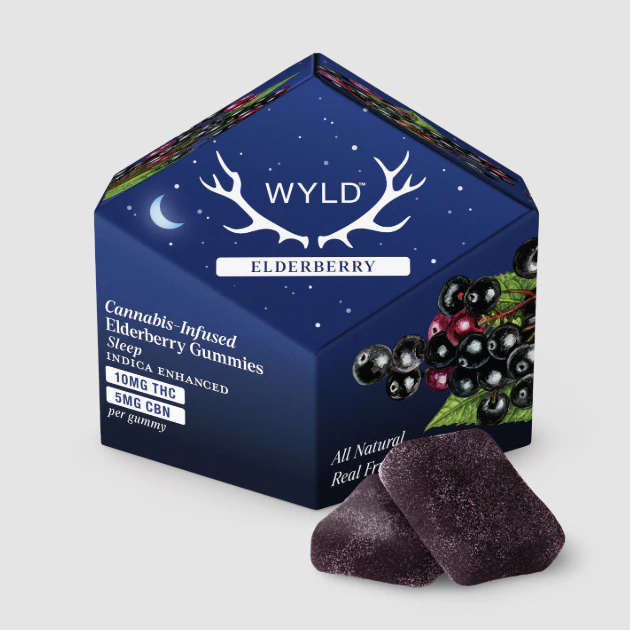 WYLD - WYLD | Elderberry 2:1 THC:CBN | Gummies | 100mg Main Image