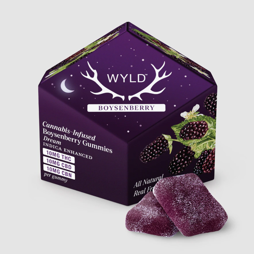WYLD - WYLD | Boysenberry 1:1:1 THC:CBD:CBN | Gummies |100mg Main Image