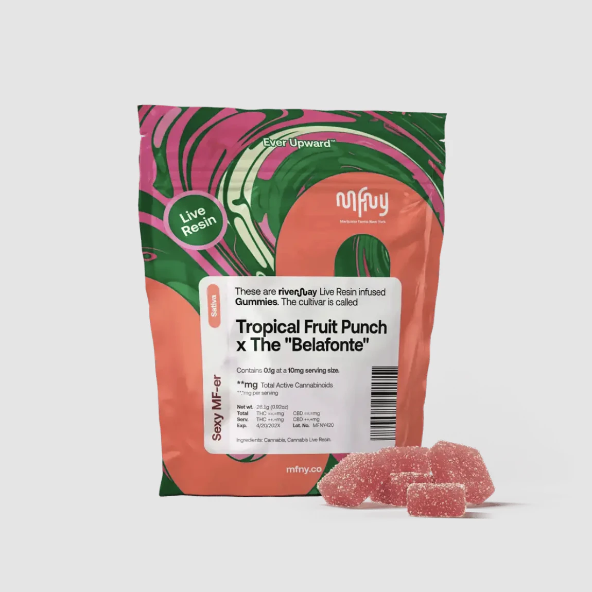MFNY - MFNY | Tropical Fruit Punch x The Belafonte | Live Resin Gummies 10-Pack | 100mg Main Image