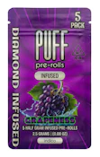 Puff - Diamonds - Grapeness - Infused Preroll - 5pk - 2.5G