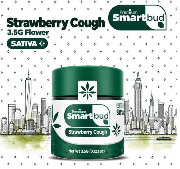 SmartBud - Strawberry Cough - 3.5G Flower Main Image