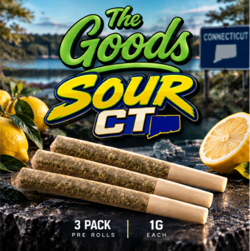 The Goods - The Goods Sour CT - 3 Pack 1g Pre-Roll 0044 Main Image
