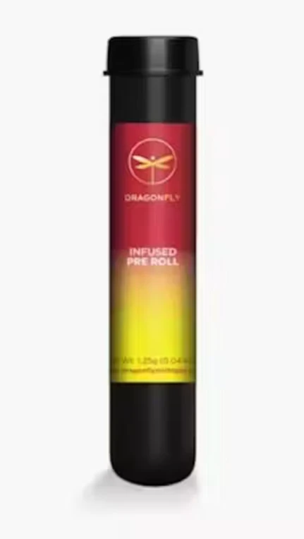 Dragonfly - DragonFly | Pre-roll | Infused Pre-Rolls | Strawberry Kiwi | 1.25g Main Image