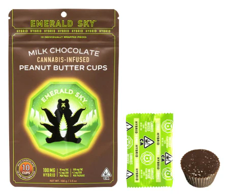 Emerald Sky - EMERALD SKY: Peanut Butter Cups - Hybrid 10pk/100mg Main Image