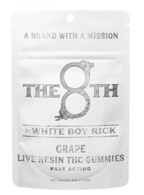 White boy Rick - White Boy Rick | Edibles | Fast-Acting Gummies | Life Resin | Grape | 100mg Main Image