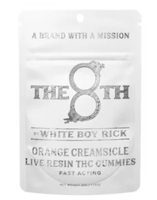 White Boy Rick | Edibles | Fast-Acting Gummies | Life Resin | Orange Creamsicle | 100mg
