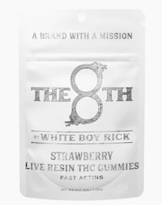 White boy Rick | Edibles | Gummies | Fast-Acting Gummies - Life Resin - Strawberry | 100mg