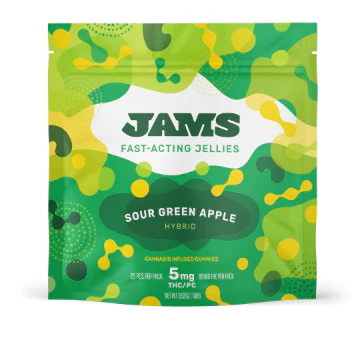 JAMS - JAMS Fast Acting Jellies Sour Green Apple (H) 02067 Main Image