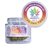 High Falls Canna- 3.5g Flower Jar- Sunset Sherbet X