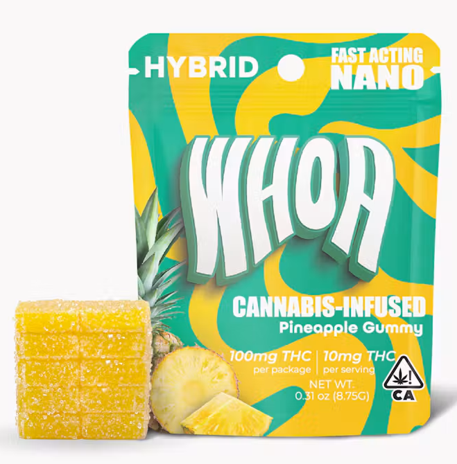 Whoa: Bites Pineapple
