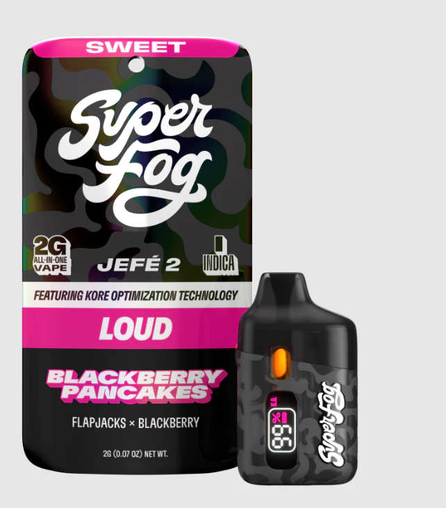 MFused - Super Fog (Duplicate) - mfused | Vape Pens | Blackberry Pancakes - Loud - Jefe 2XL | 2g Main Image