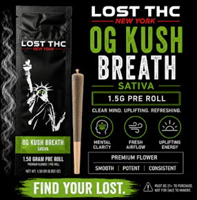 Lost THC | Pre-roll | OG Kush Breath | 1.5g