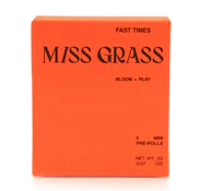 Miss Strawberry - Fast Times Bubble Hash Infused 2g-5pk Mini Pre-Rolls 42137