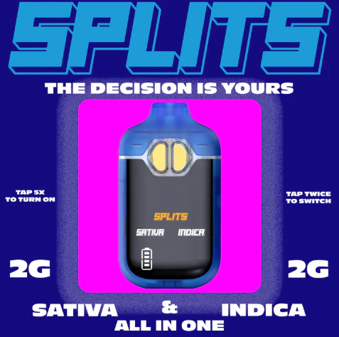 SPLITS - Splits Cloud Ckies x Blue Burger 2g Dual Chamber (I) 41798/ 41797 (S) Main Image