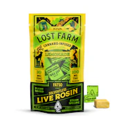 Lemonade (Live Rosin Infused) Fruit Chews - 100mg (S) - Lost Farms