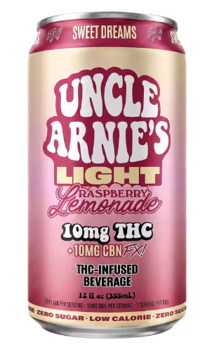 Uncle Arnies - Sweet Dreams Light Raspberry Lemonade - 1:1 10MG Beverage Main Image